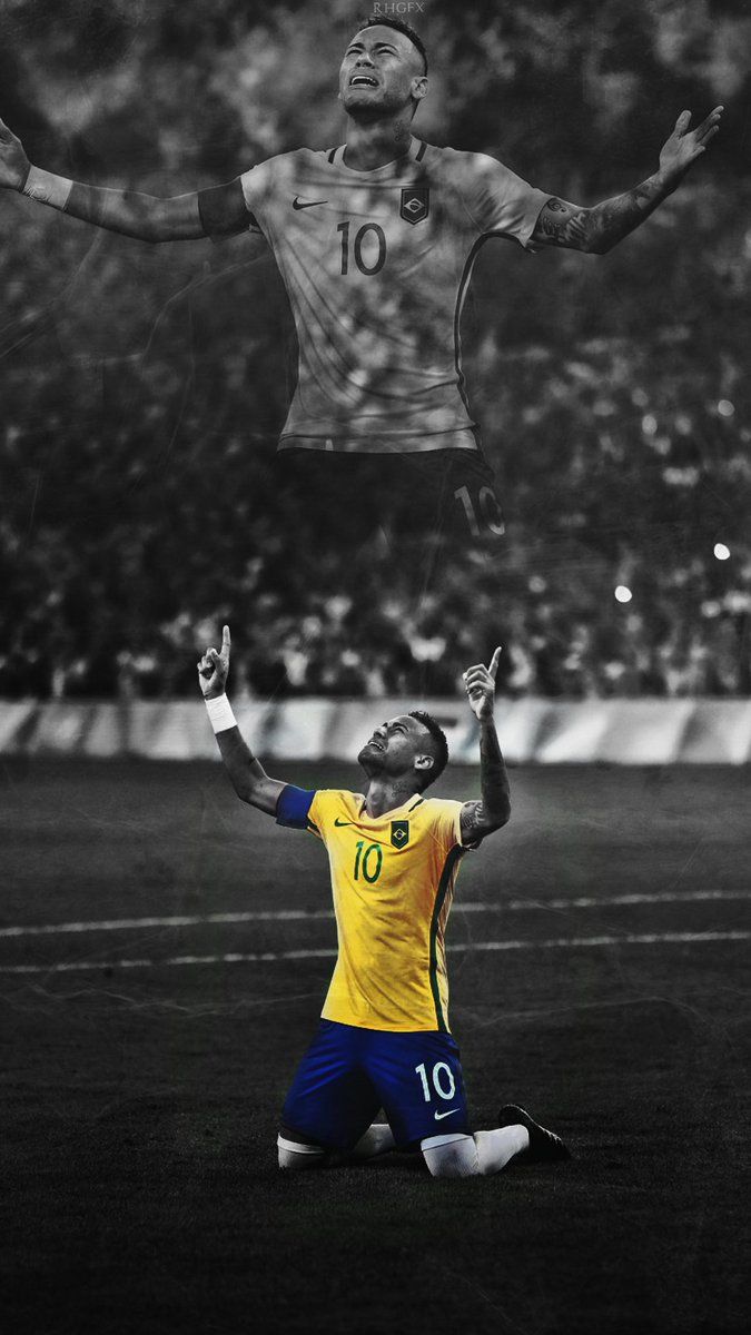 675x1200 Neymar Brazil iPhone Wallpaper
