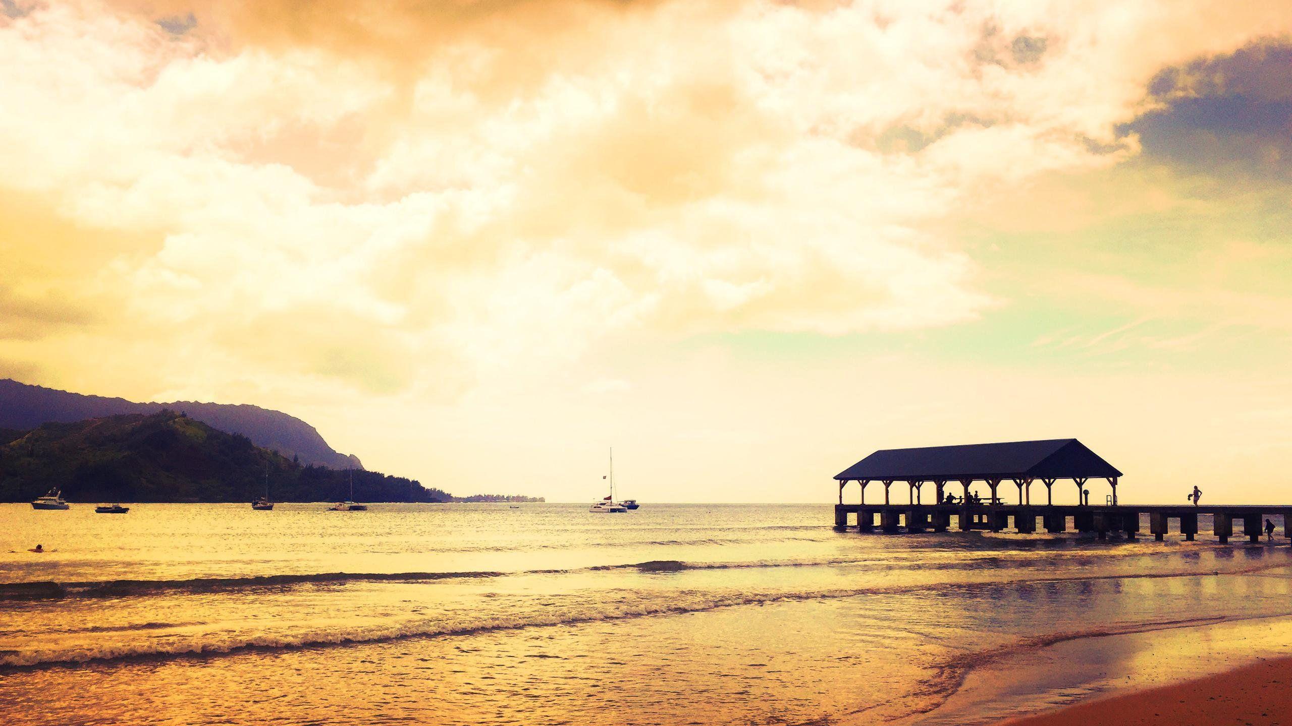 2560x1440 Hanalei 4K wallpaper for your desktop or mobile screen free and easy to download