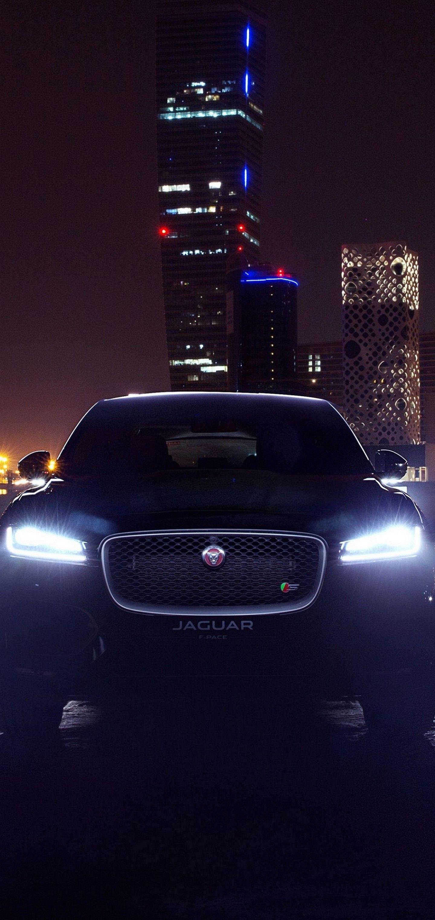 1440x3040 City Jaguar Dark Car Wallpaper - [1440x3040]