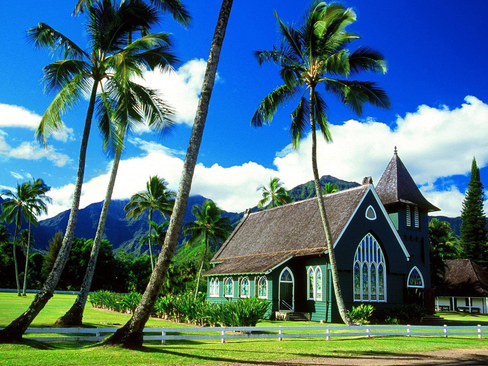 1600x1200 hawaii churches Most Beautiful Hawaii Wallpaper