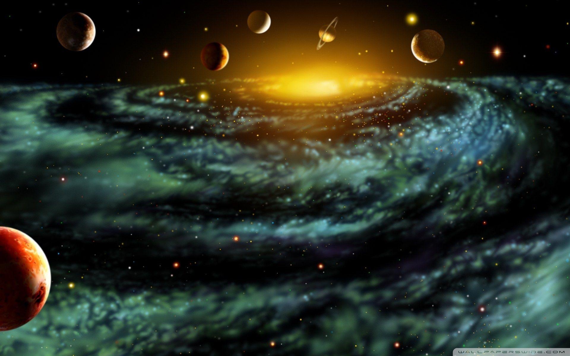 1920x1200 Planets Wallpaper HD