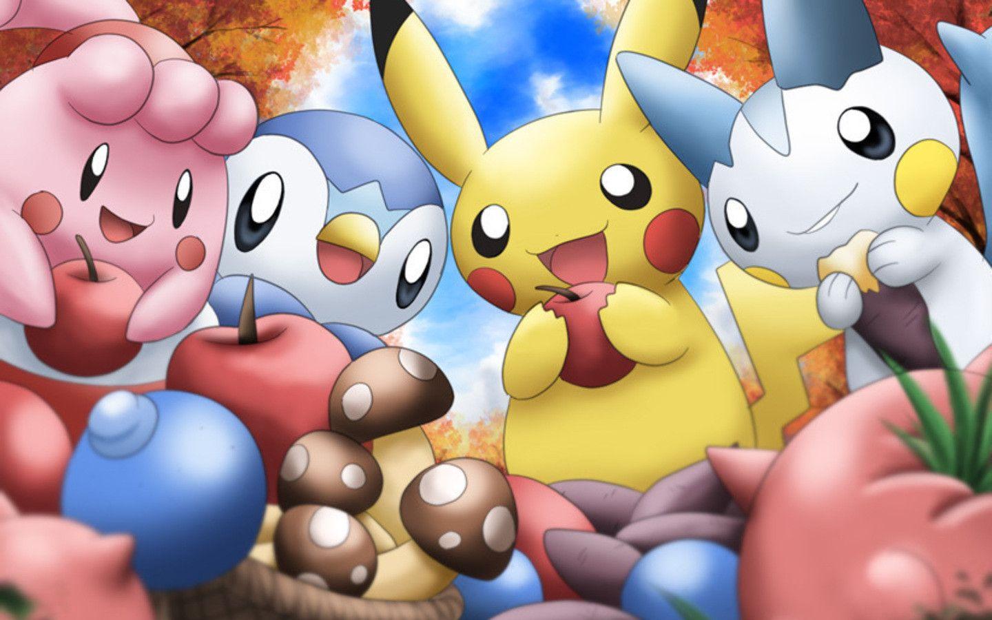 1440x900 Cute Pokémon Wallpaper