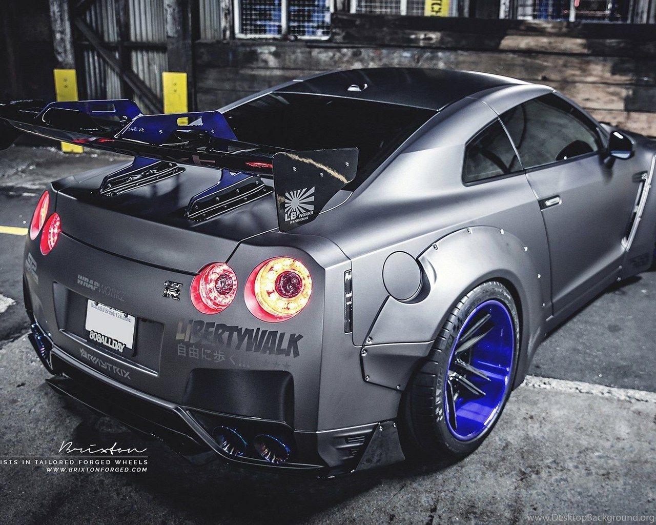 1280x1024 Brixton Forged Wheels Liberty Walk Nissan Gtr Coupe Cars Wallpaper. Desktop Background