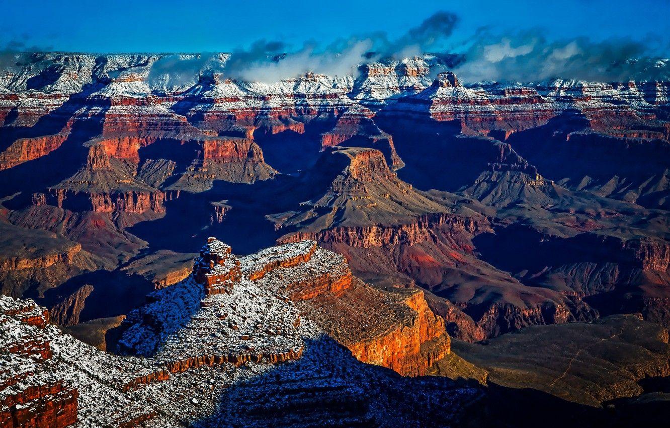 1332x850 Wallpaper morning, USA, Arizona, Grand Canyon, Grand Canyon National Park image for desktop, section пейзажи