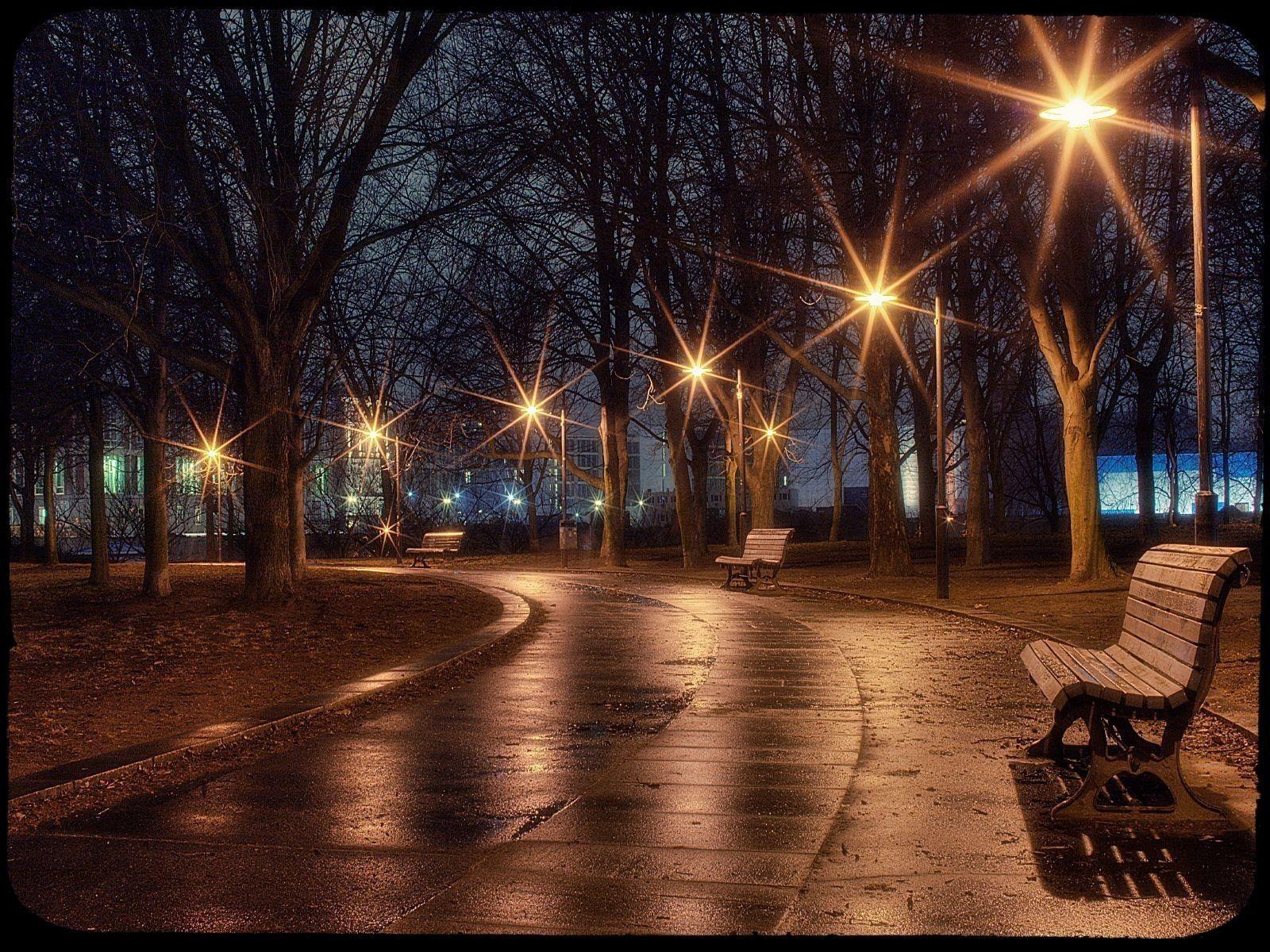 Nighttime Park Background Pack