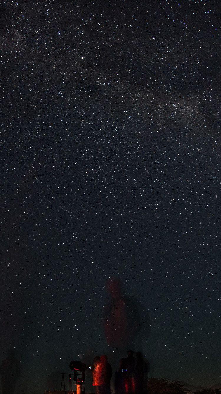 750x1334 iPhone 6 wallpaper. starry night sky space night dark