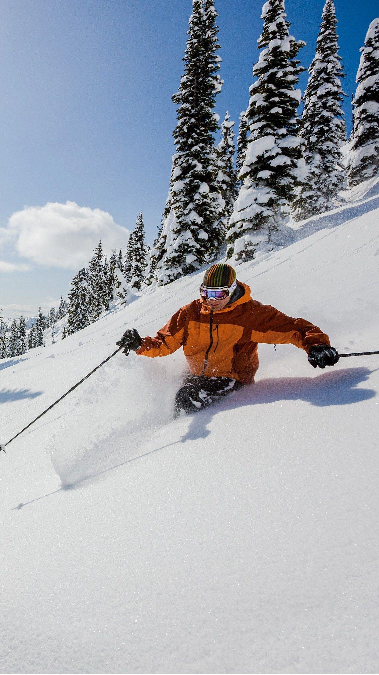 1242x2208 Skiing mountain Wallpaper for iPhone Pro Max, X, 6