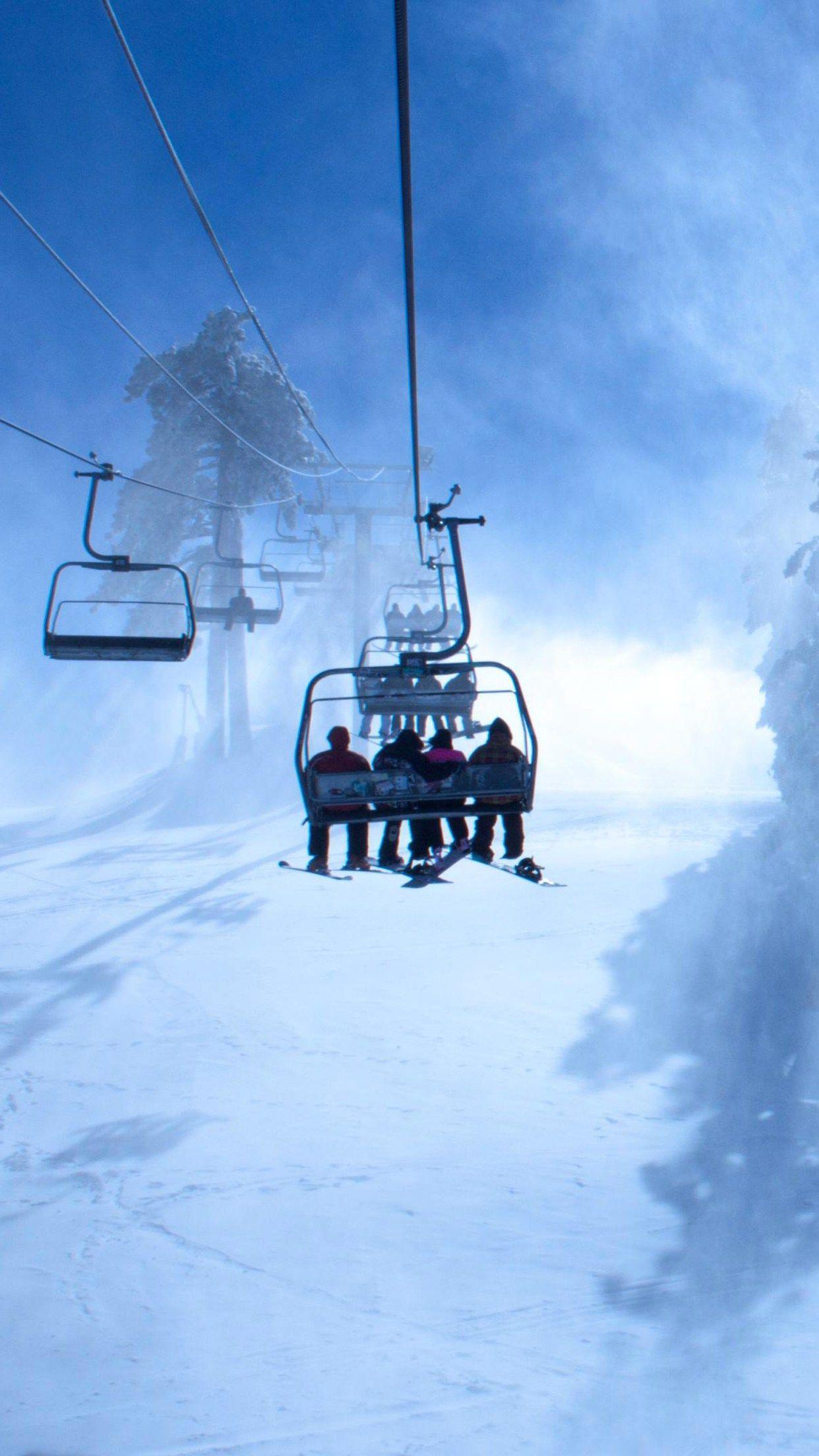 1242x2208 Skiing Wind Wallpaper for iPhone Pro Max, X, 6