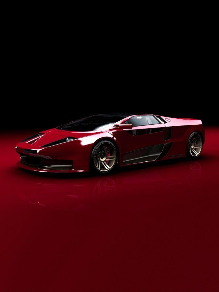 768x1024 Vector Supercar Vector iPhone HD Wallpaper Free