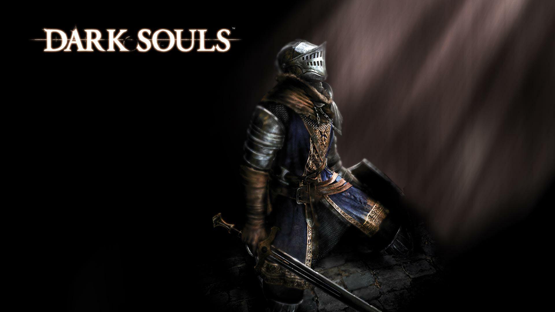 1920x1080 Download Wallpaper 1920x1080 dark souls, knight, sword, light, look Full HD 1080p HD Background