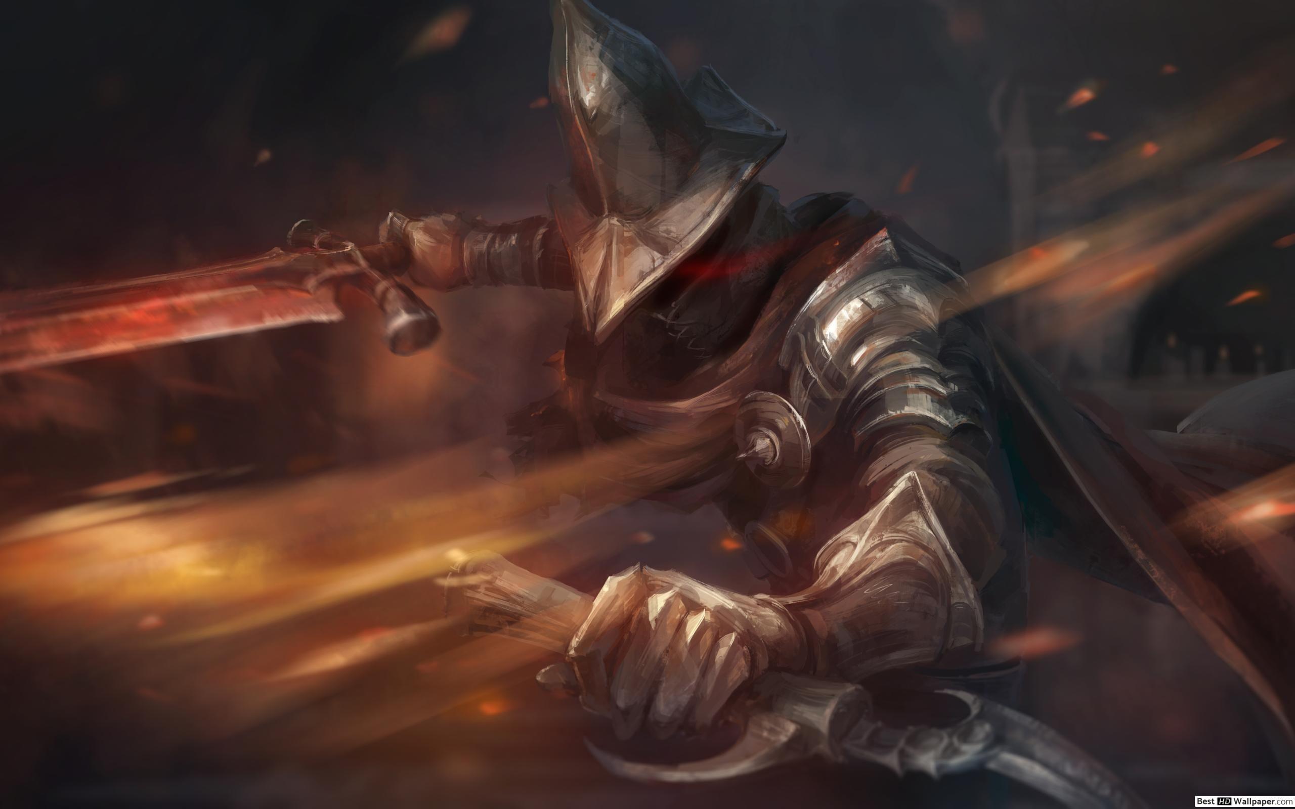 2560x1600 Dark Souls 3 game Warrior Knight HD wallpaper download
