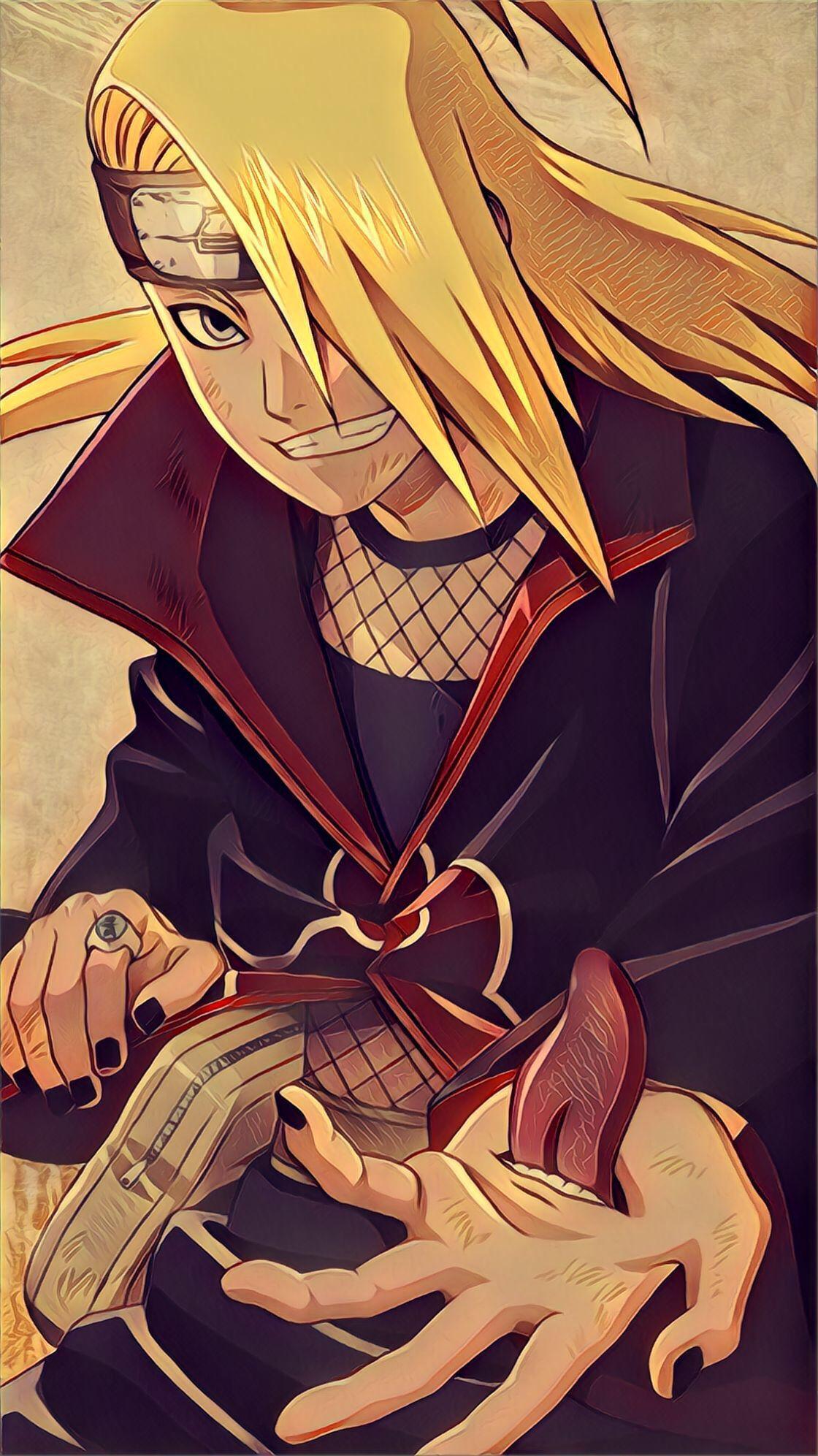Download You cant touch my art Deidara Naruto Wallpaper  Wallpapers com