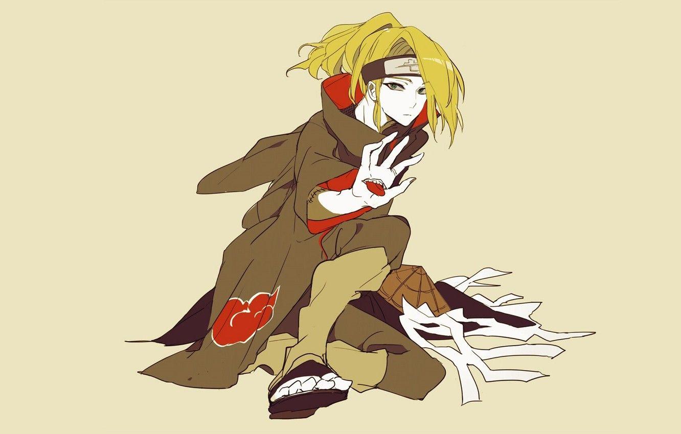 1332x850 Wallpaper anime, guy, Naruto, Naruto, akatsuki, Deidara image for desktop, section сёнэн