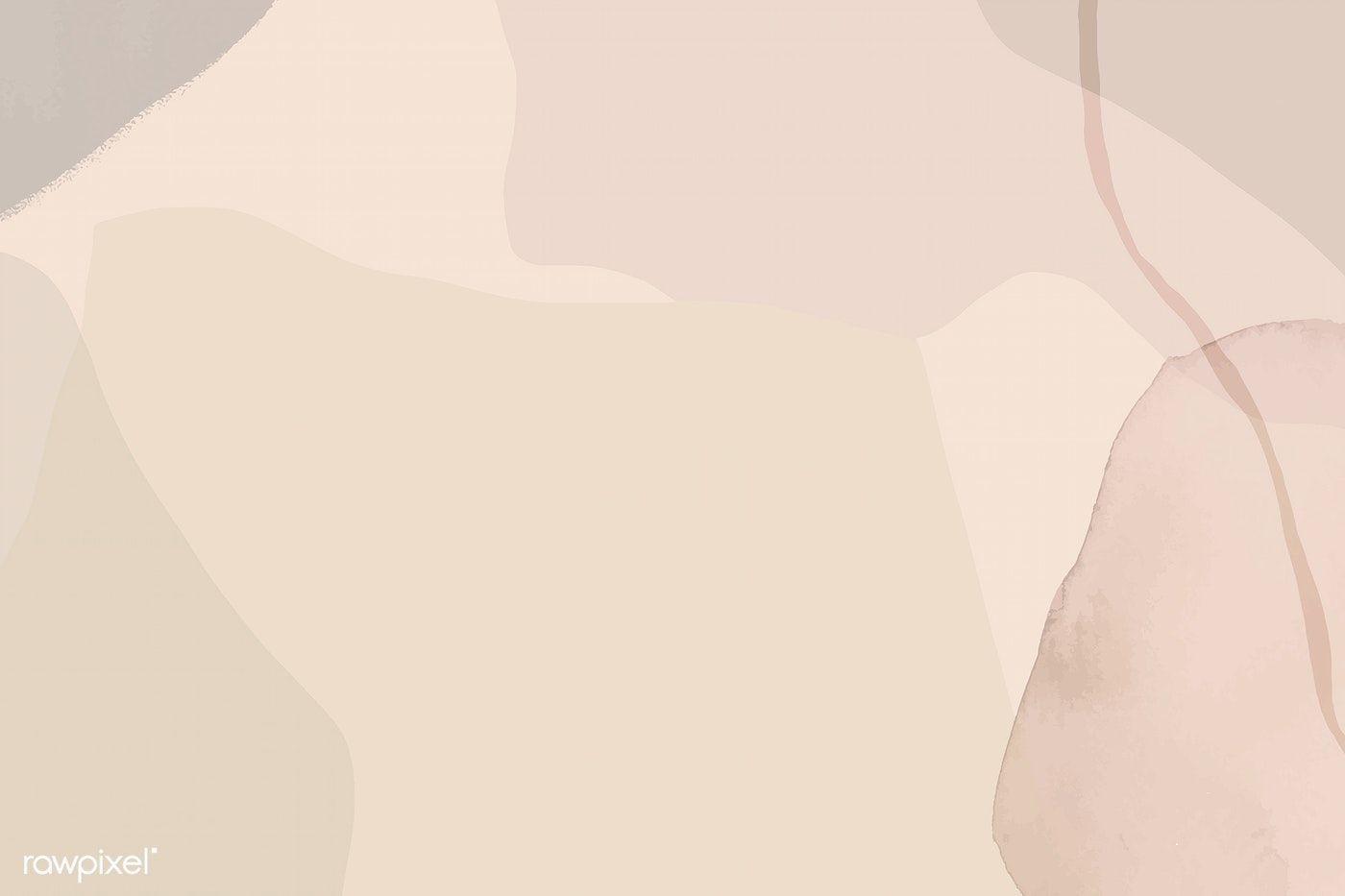 1400x933 Neutral soft abstract watercolor background vector / mari. Minimalist wallpaper, Cute desktop wallpaper, Desktop wallpaper macbook