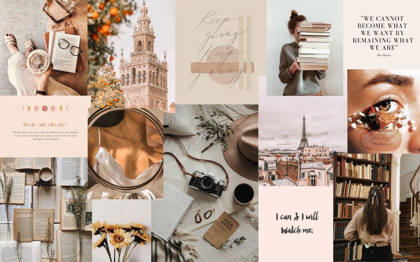 Collage Aesthetic Desktop Wallpapers Top Những Hình Ảnh Đẹp