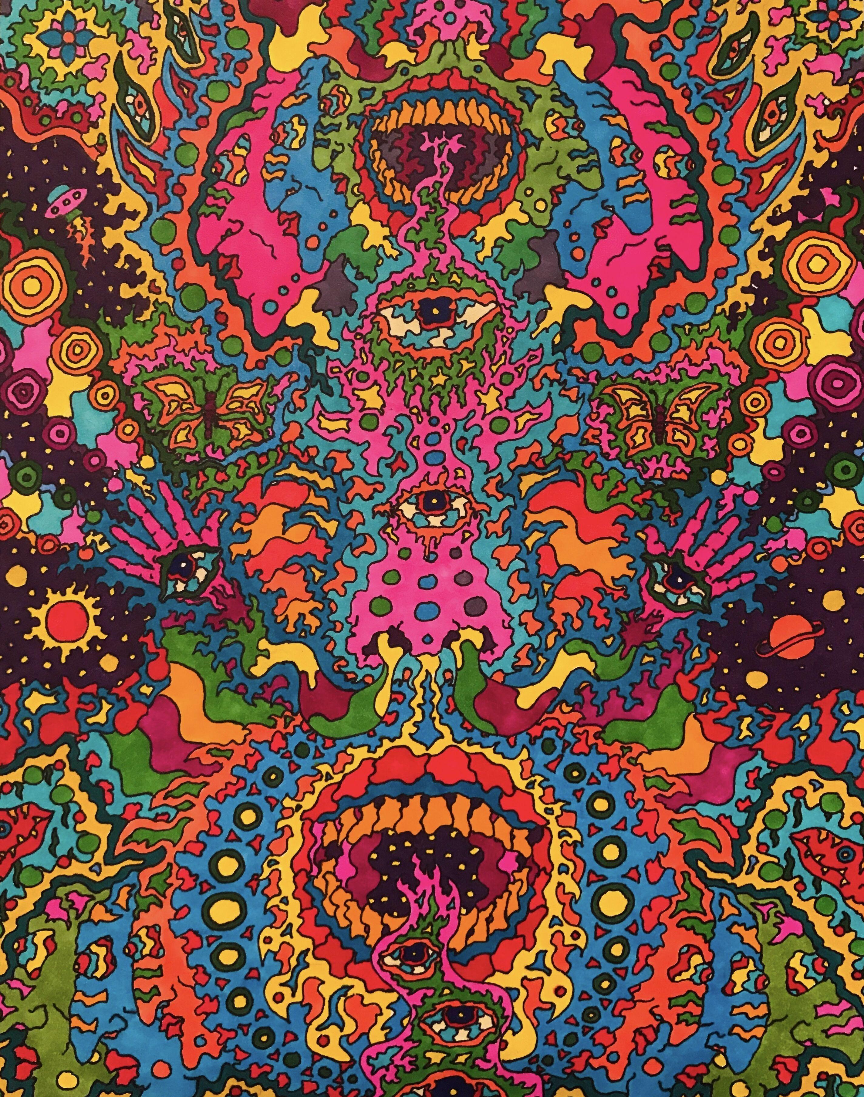 Hippie Psychedelic Art Wallpapers Top Free Hippie Psychedelic Art