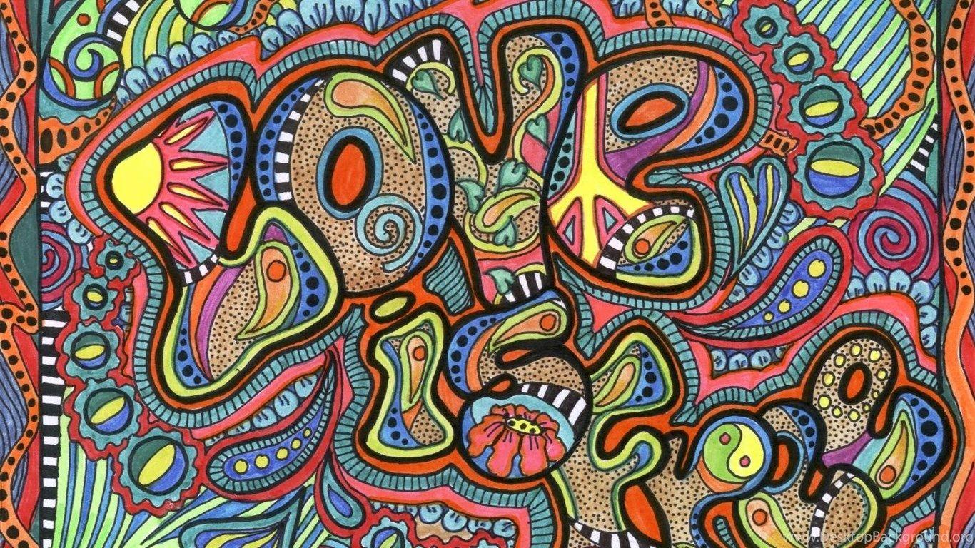 Hippie Art Wallpapers Top Free Hippie Art Backgrounds Wallpaperaccess 