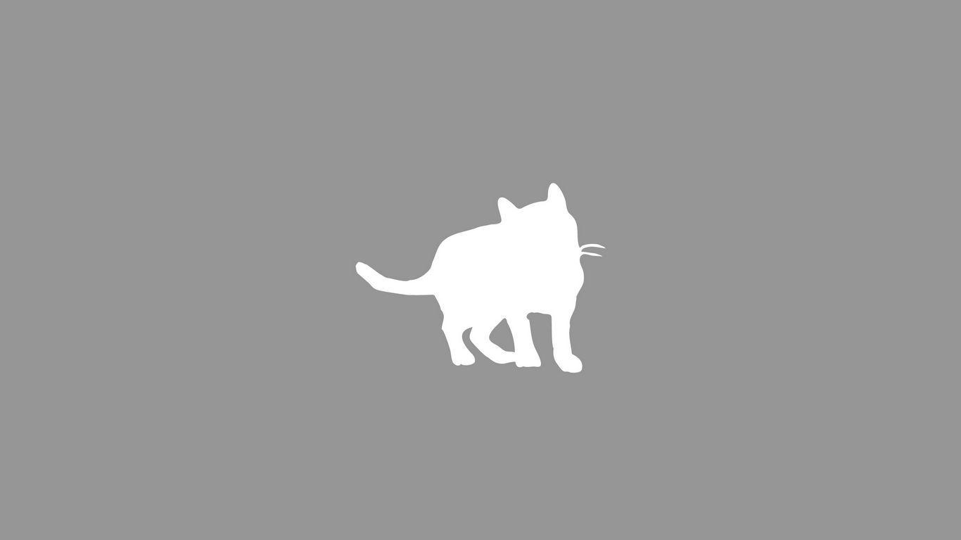 1366x768 Download wallpaper 1366x768 cat, drawing, kitten tablet, laptop HD background
