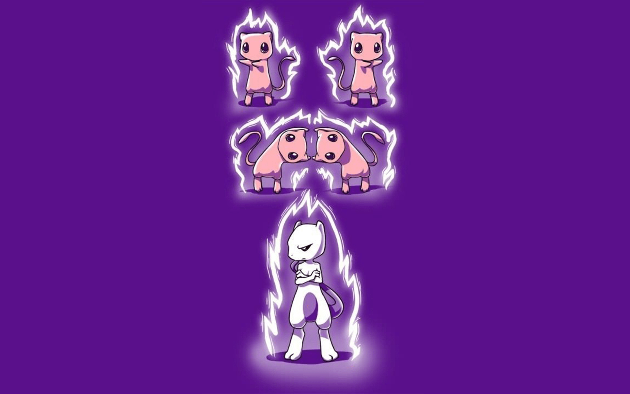 2560x1600 #Mewtwo, #Mew, #Pokémon wallpaper. Mocah.org HD Desktop Wallpaper