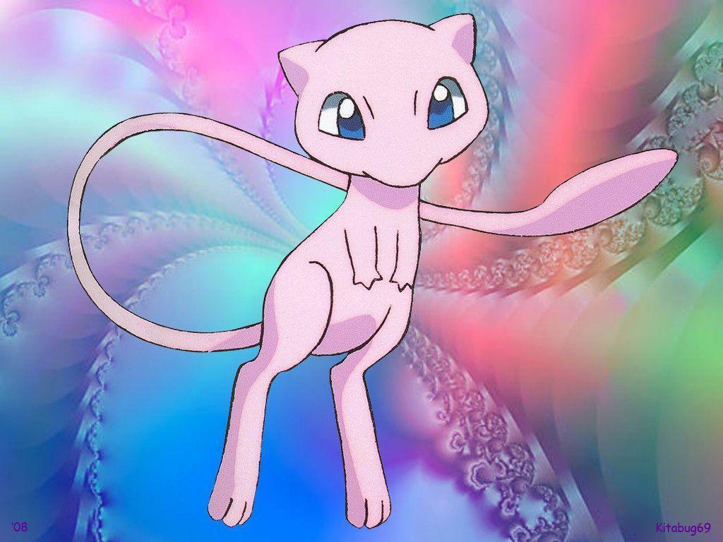 1024x768 Pokemon Mew Wallpaper