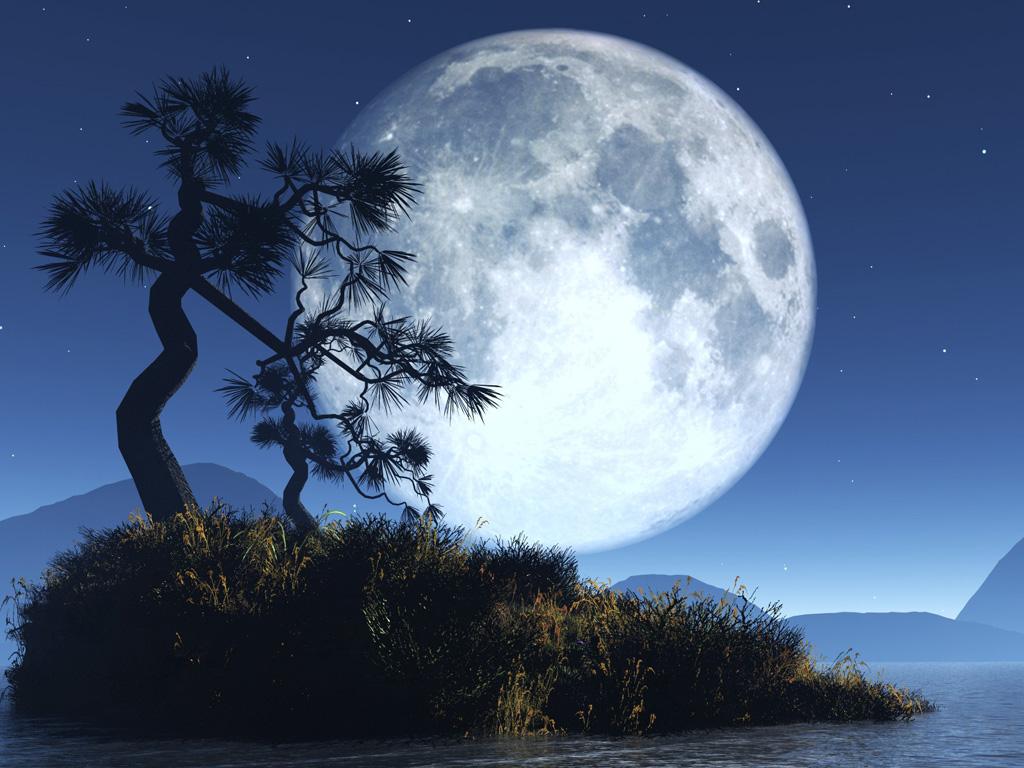 1024x768 Full Moon Wallpaper. Beautiful Cool Wallpaper