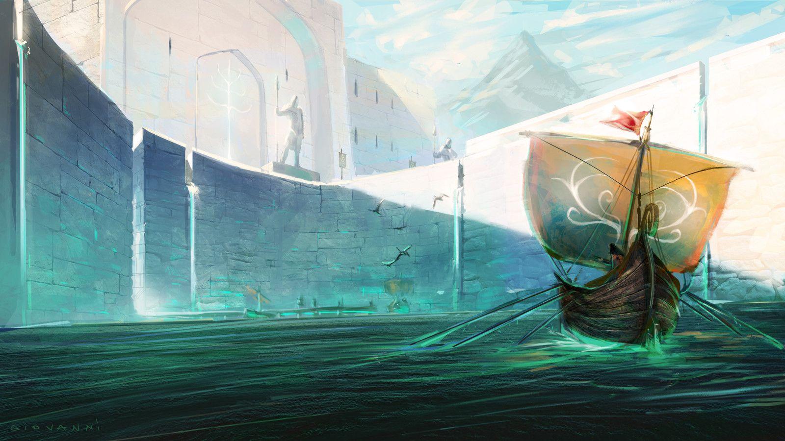 1600x900 Secret haven of Númenor, Giovanni Calore