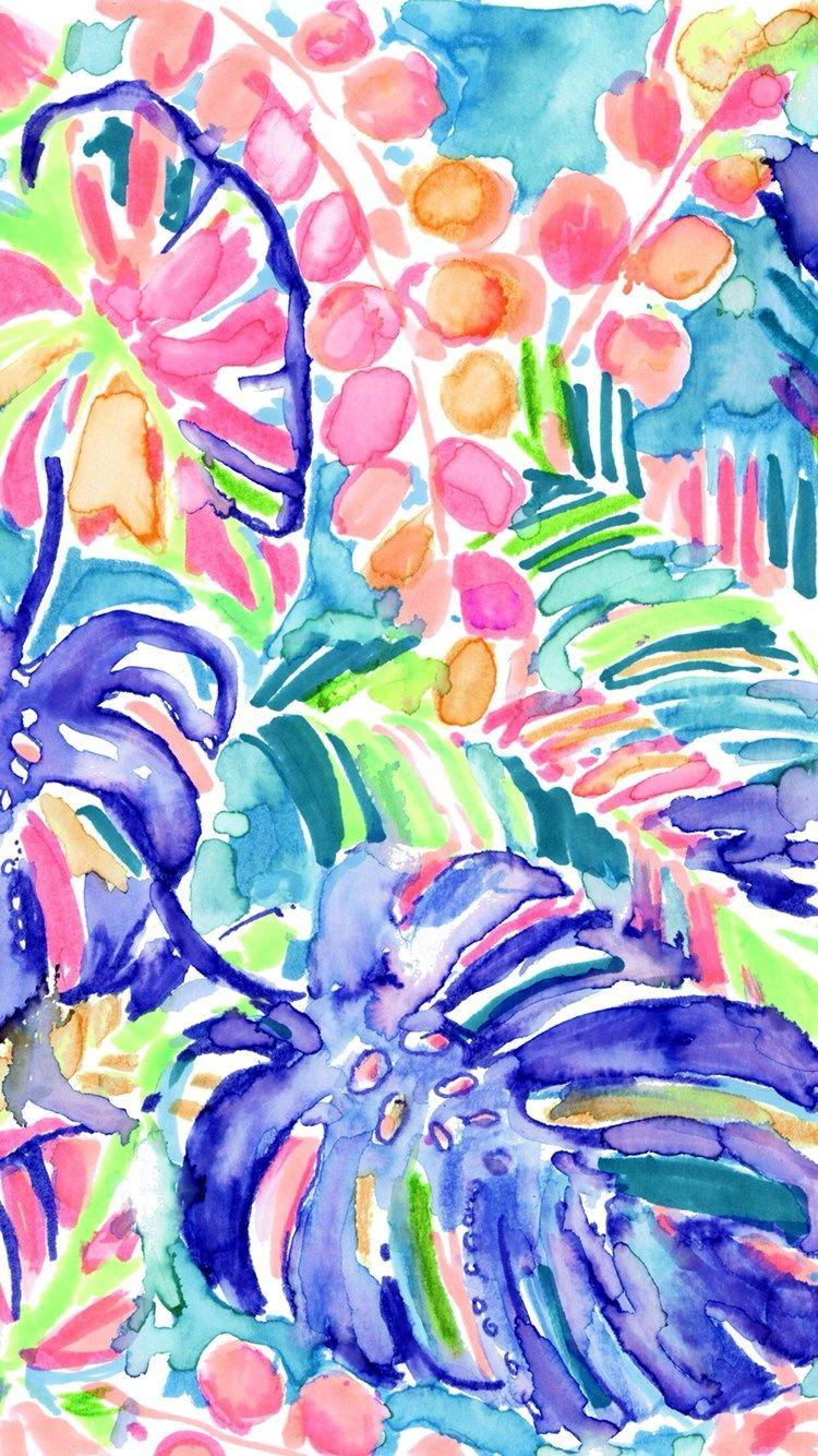 750x1334 lilly pulitzer ipad background