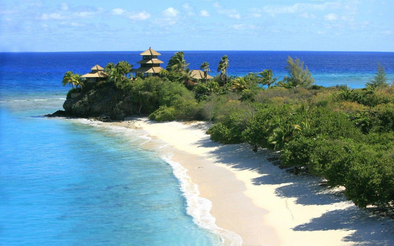 1280x800 Nice Blue Ocean Island Tropics Wallpaper Richard Branson Private Island