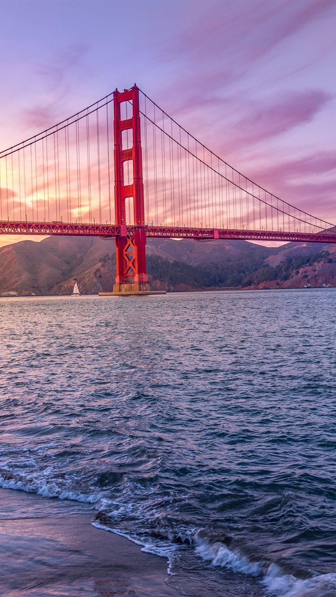 1080x1920 iPhone Wallpaper Golden Gate Bridge, California, Usa, Gate Bridge Phone