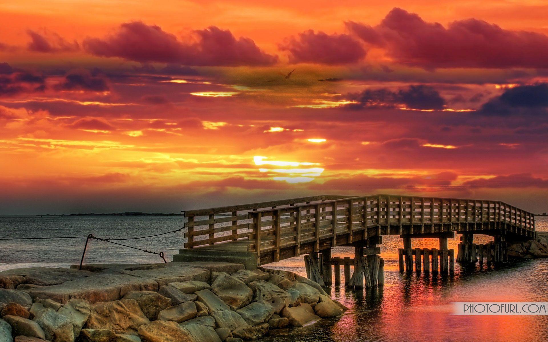 Bridge Sunset Wallpapers - Top Free Bridge Sunset Backgrounds ...