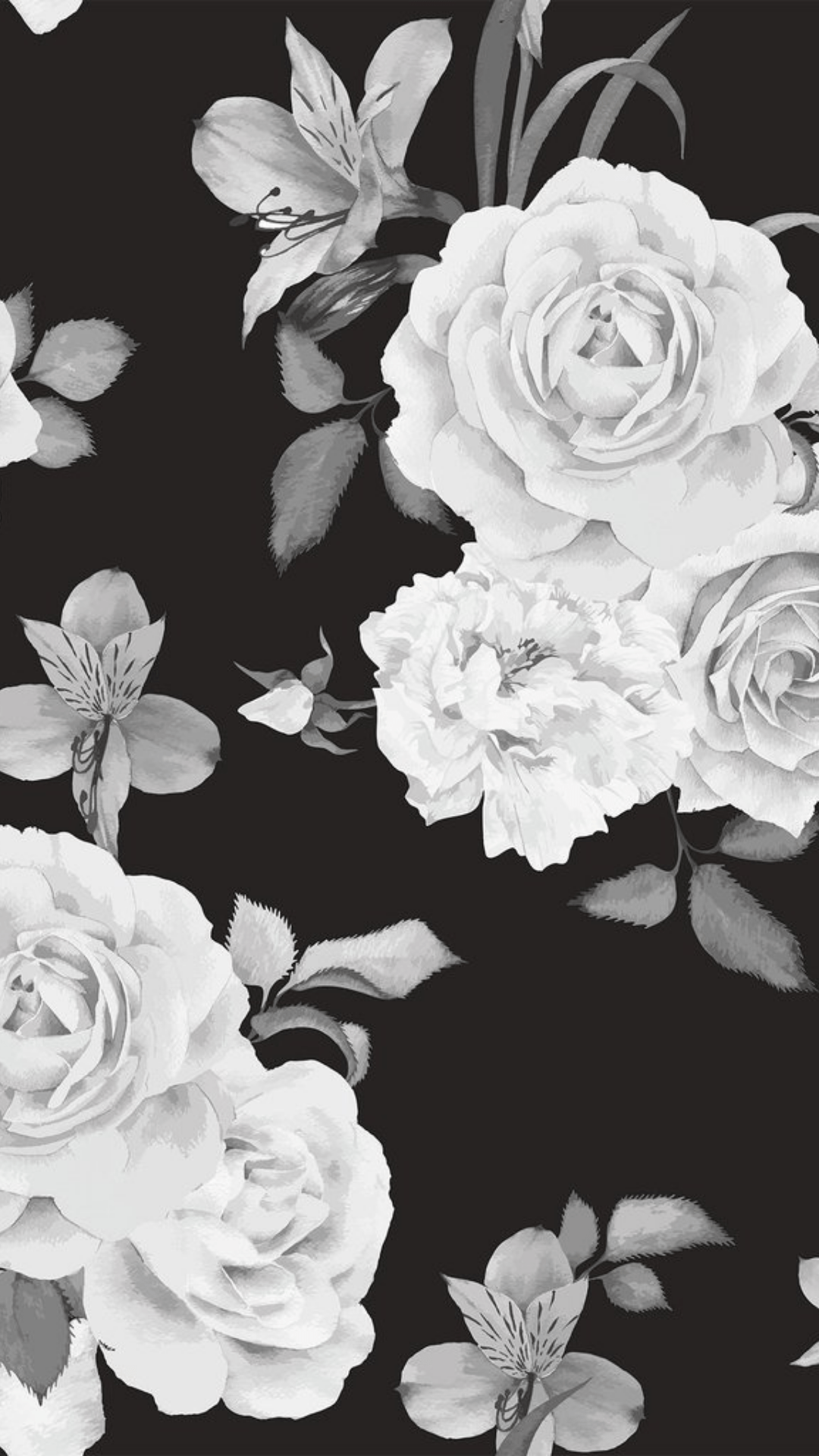 Black Vintage Floral Wallpapers - Top Free Black Vintage Floral