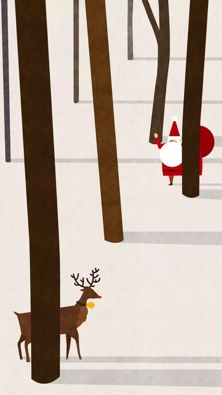 720x1280 iPhone Wallpaper (Christmas cartoon wallpaper). Wallpaper iphone christmas, Christmas phone wallpaper, Winter wallpaper