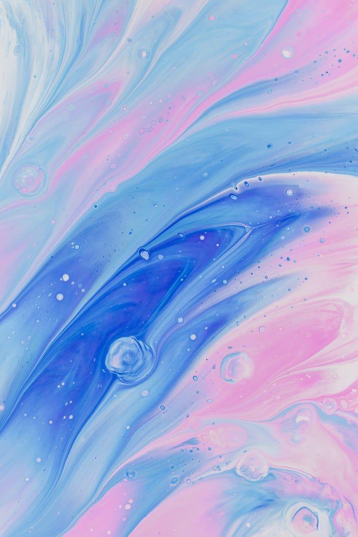 Blue Pink Aesthetic Watercolor Decorative Painting Background Wallpaper  Image For Free Download  Pngtree