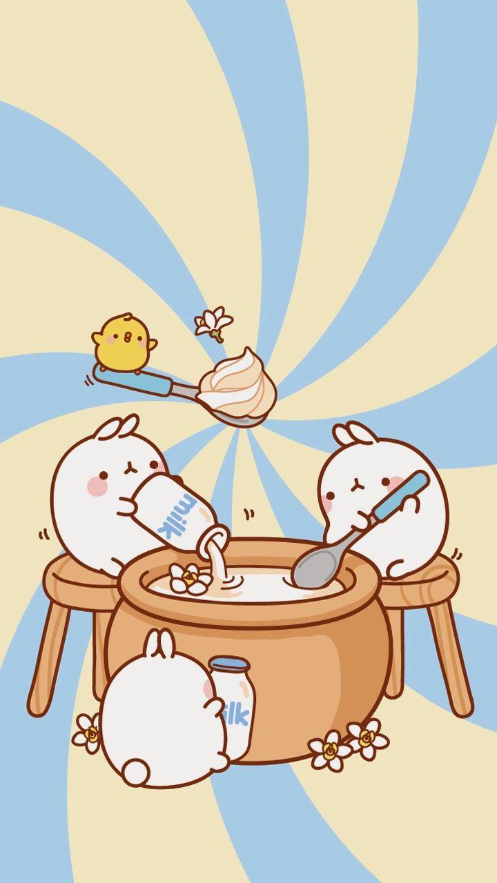 720x1280 Ley WorldKawaii: Wallpaper Para Tu Celular Molang. Rabbit