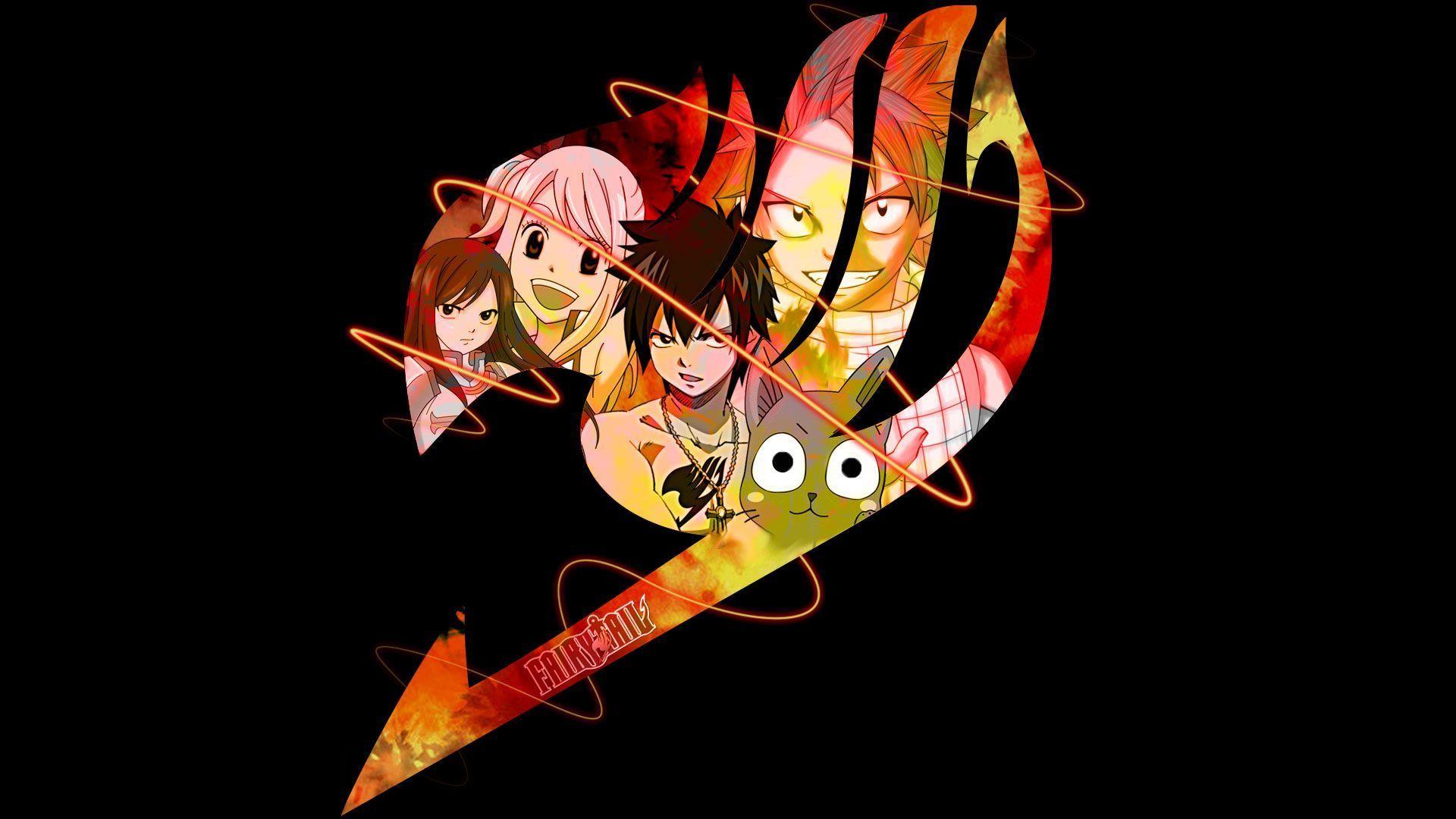 1920x1080 Fairy Tail Logo Wallpaper High Quality Resolution Click Wallpaper. Fairy tail symbol, Fairy tail logo, Fairy tail happy