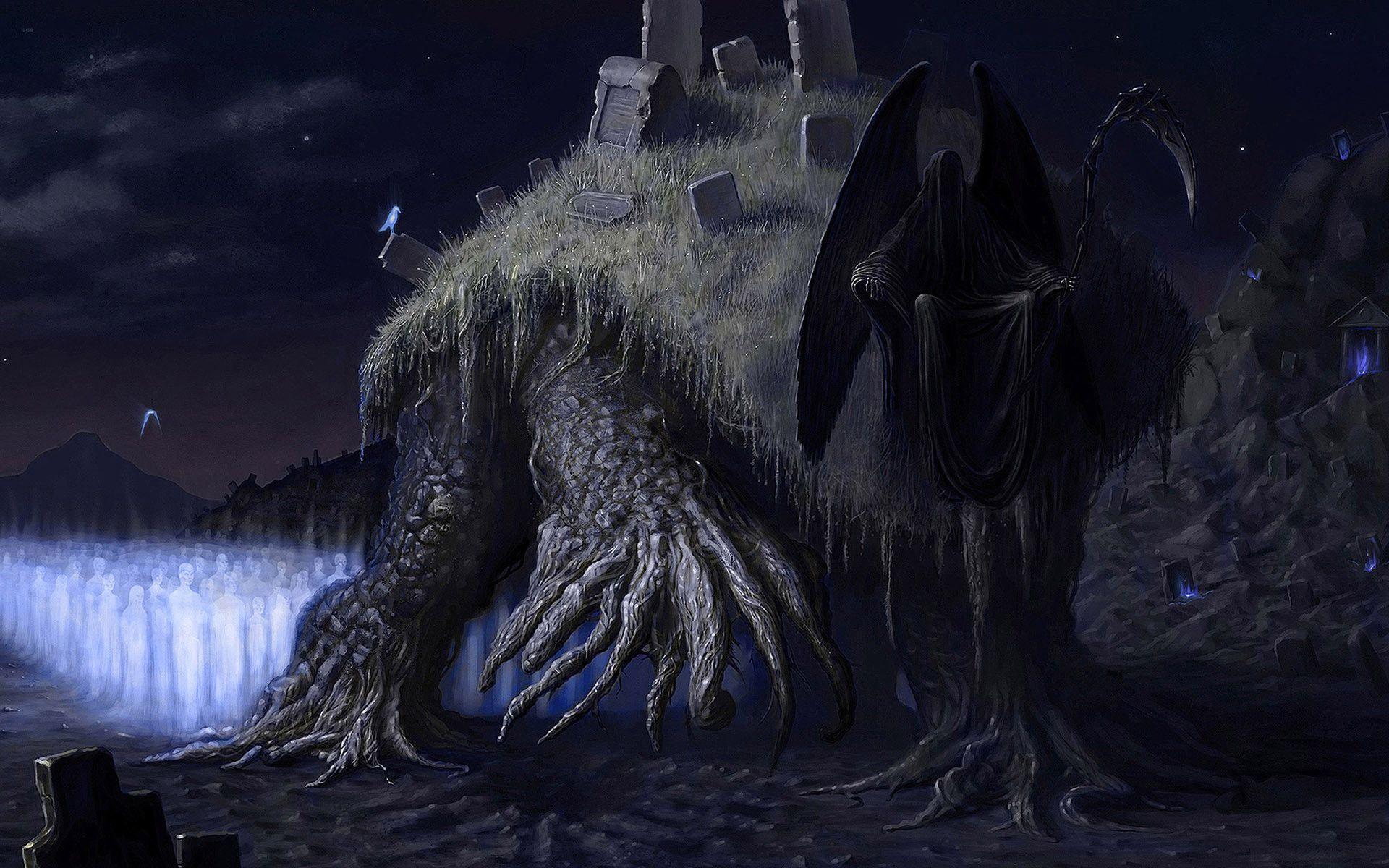 1920x1200 Grim Reaper Desktop Background