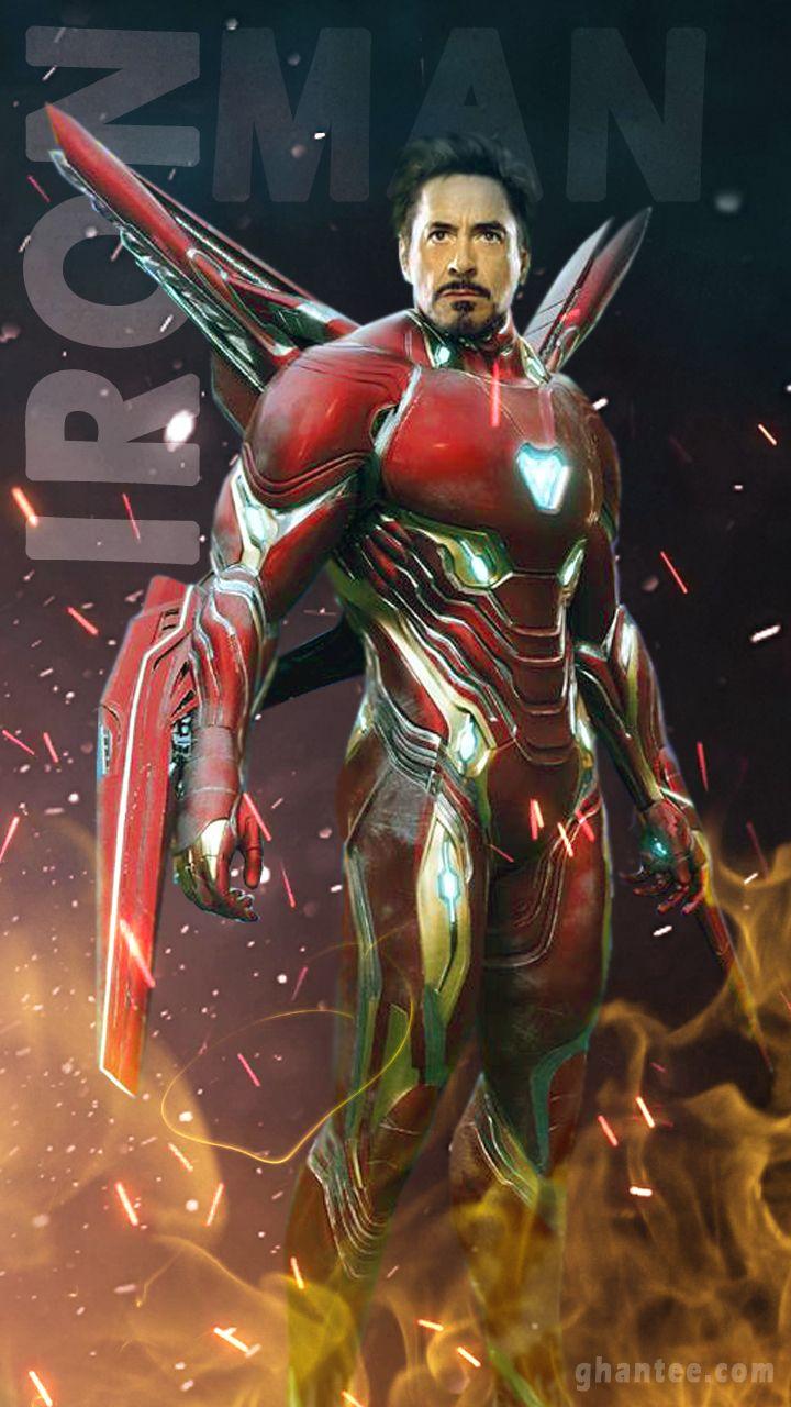 720x1280 iron man HD mobile wallpaper from infinity war