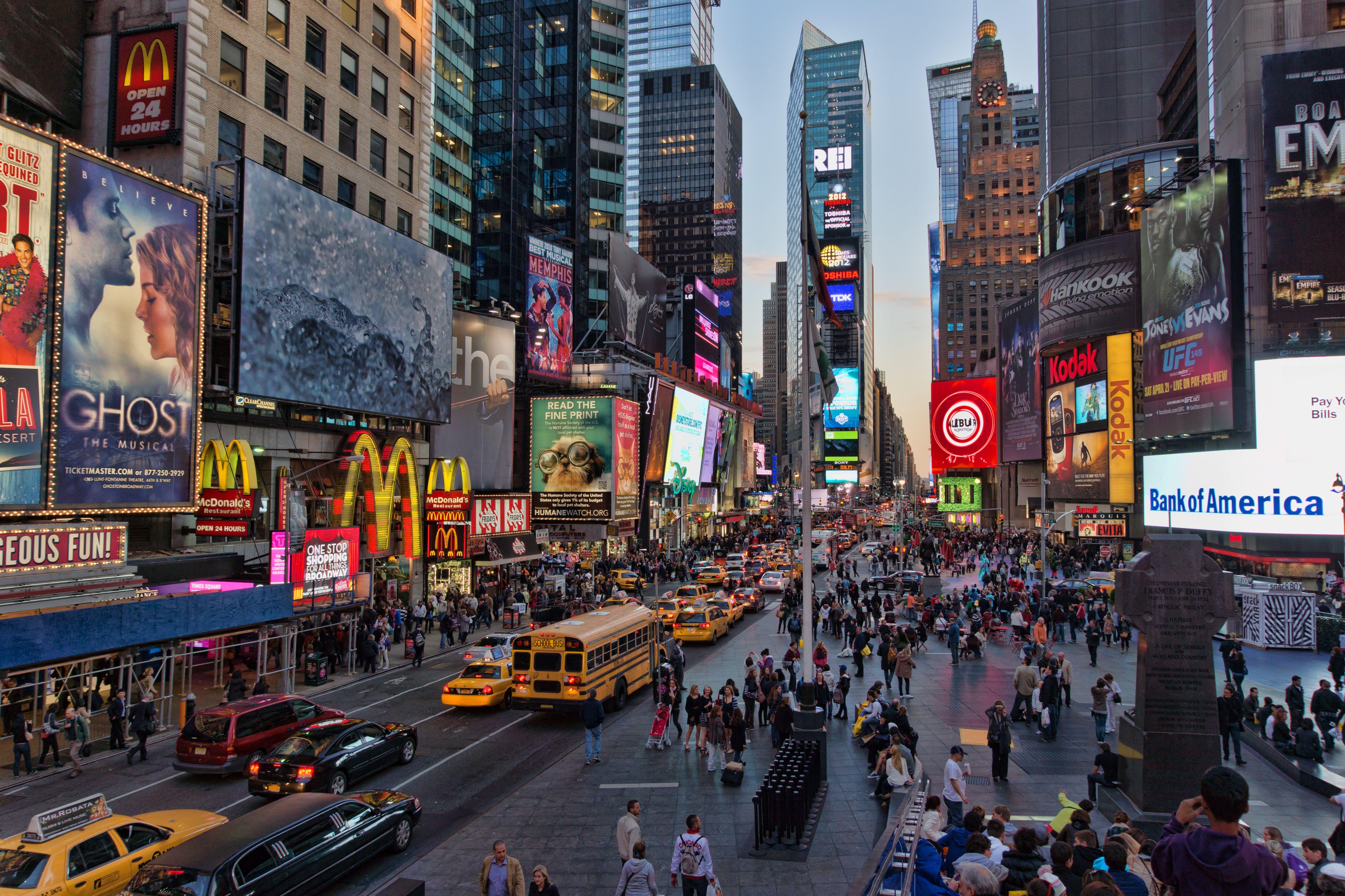 6000x4000 Light times square wallpaperx4000