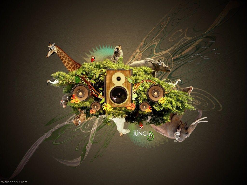 1024x768 Audio Jungle, 1024x768 pixels : Wallpaper tagged Abstract