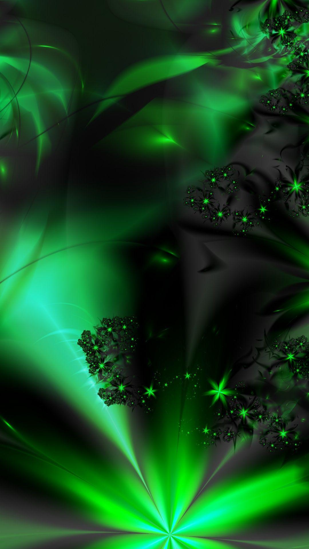 1080x1920 Bright Emerald Galaxy s4 wallpaper