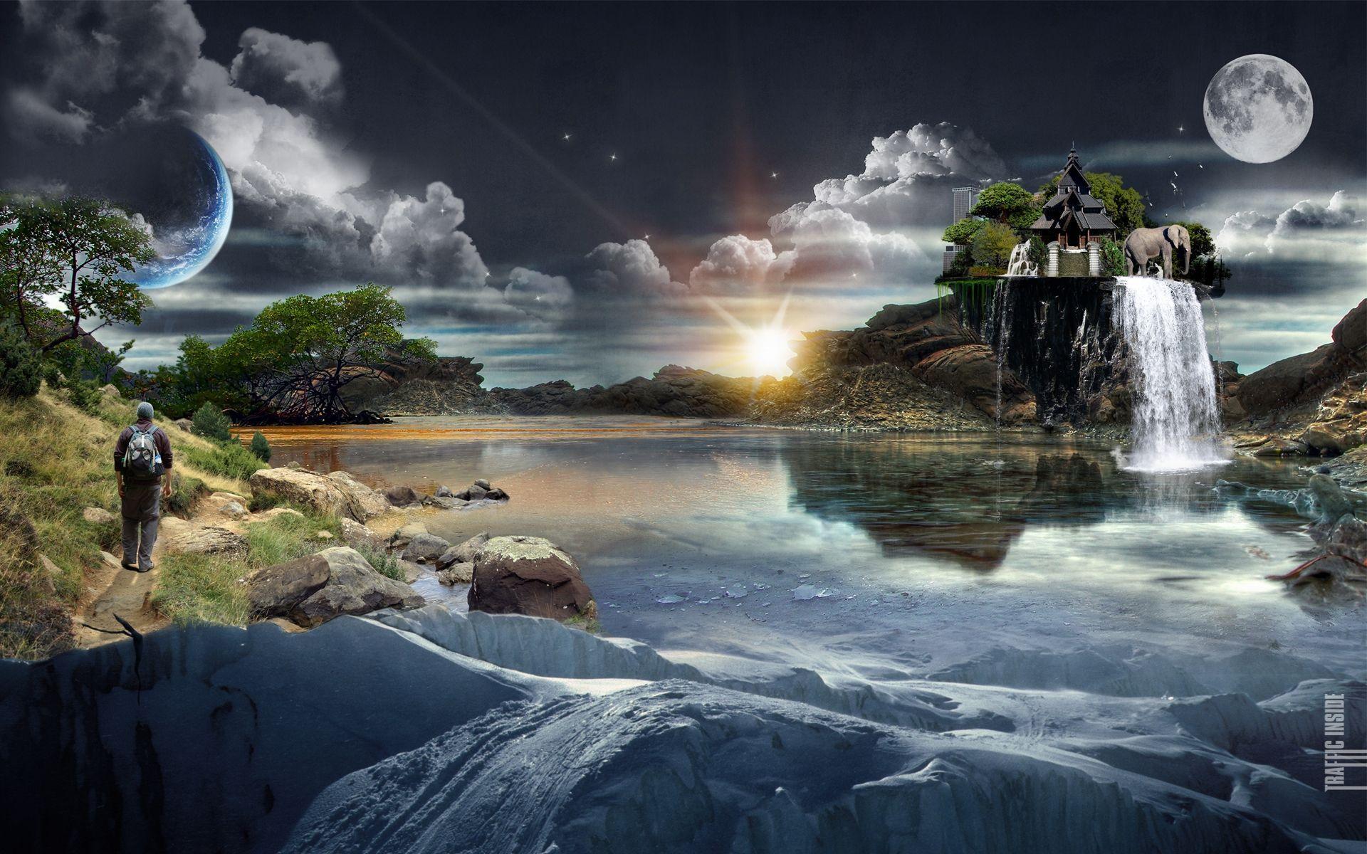 1920x1200 Trippy Scenery