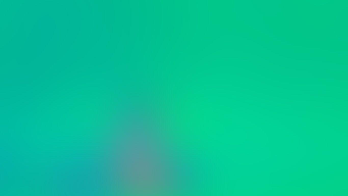 1366x768 Emerald Green Blur Gradation Wallpaper