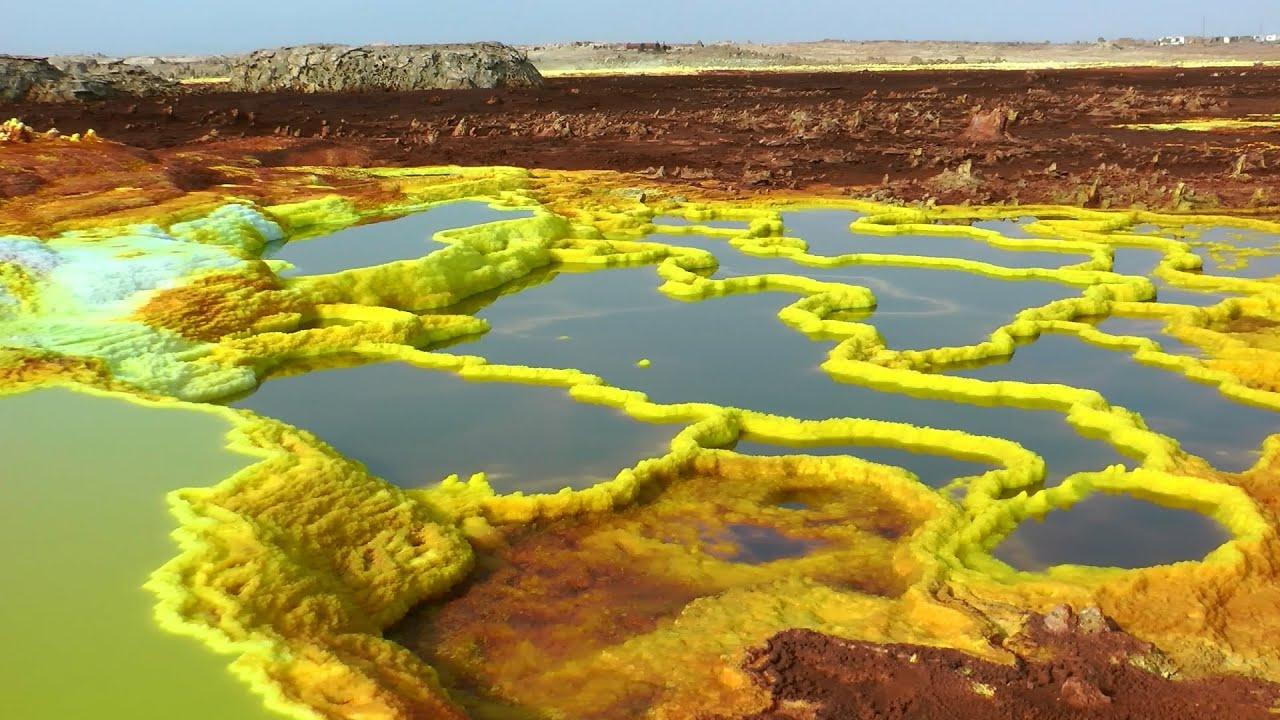 1280x720 The Unearthly Scenery of Dallol, Danakil Depression, Ethiopia in HD