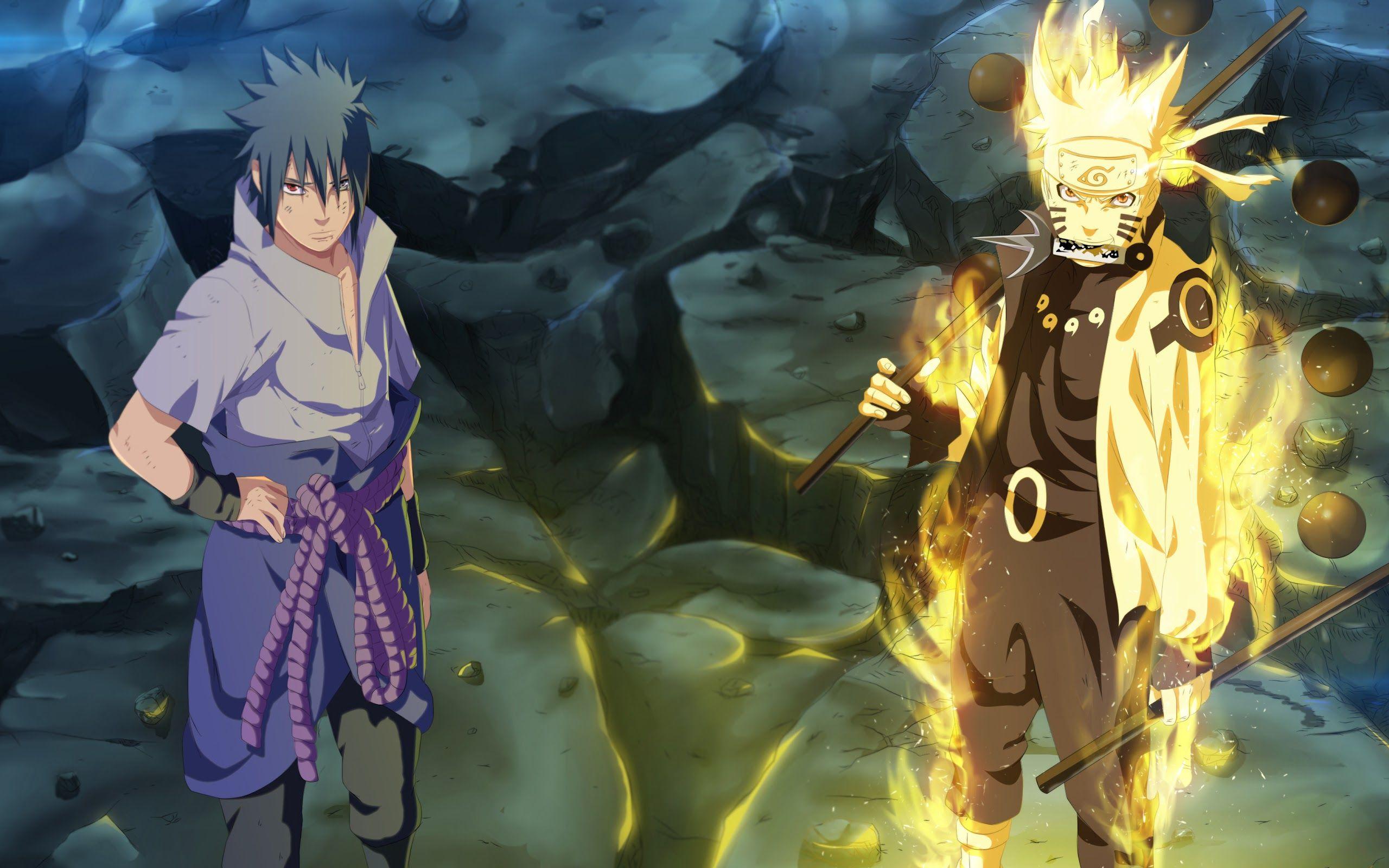 2560x1600 Naruto Sasuke 4K Wallpaper
