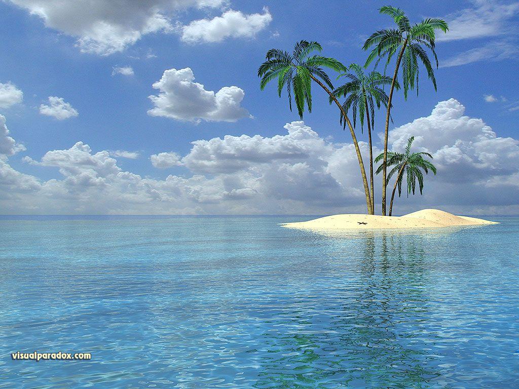 1024x768 Tropical Island Wallpaper Free