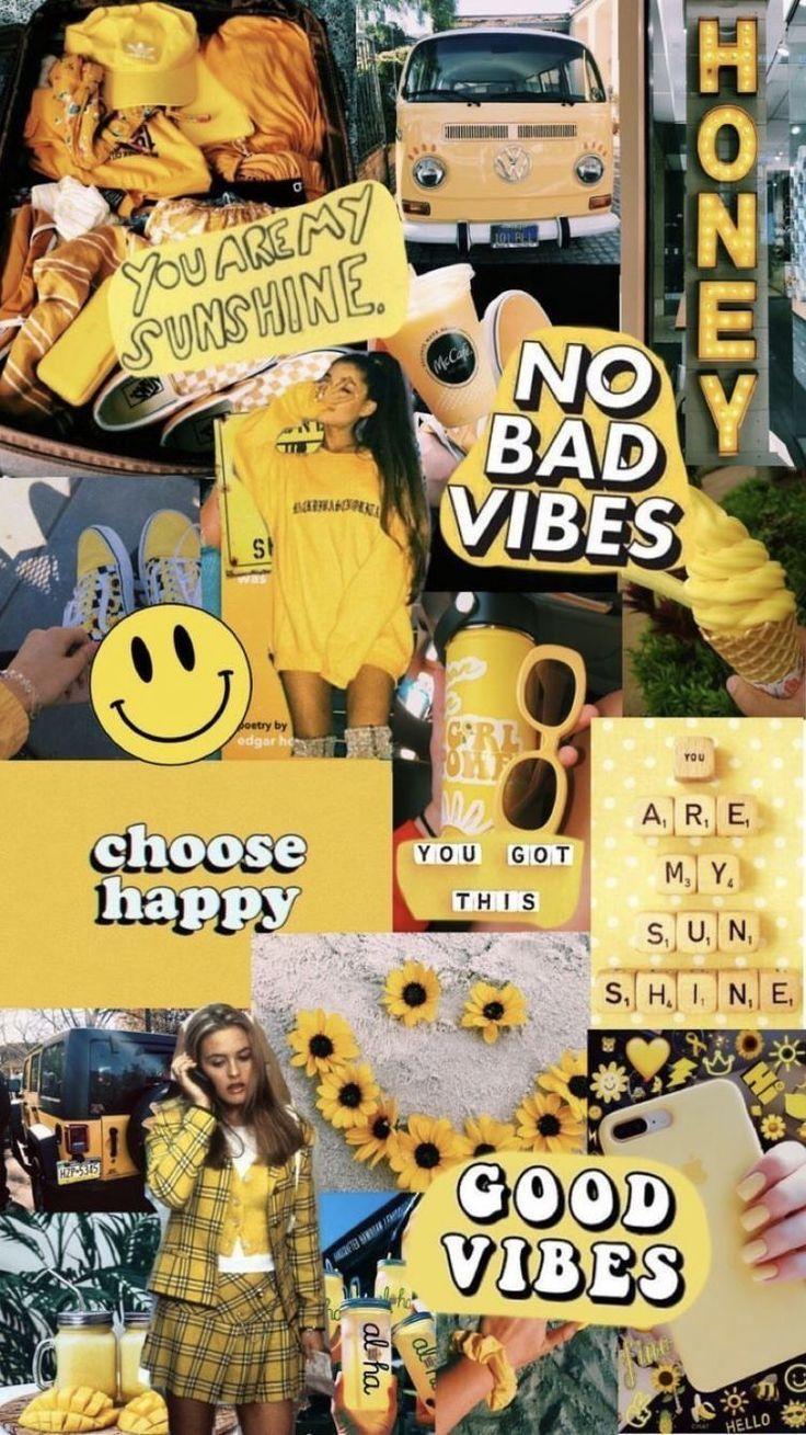 736x1309 No Bad Vibes Wallpaper