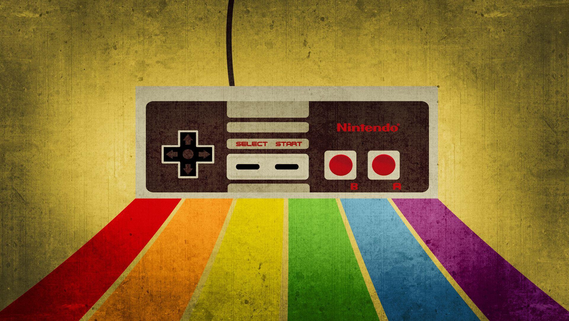 1921x1083 Free Retro Game Wallpaper Desktop Background