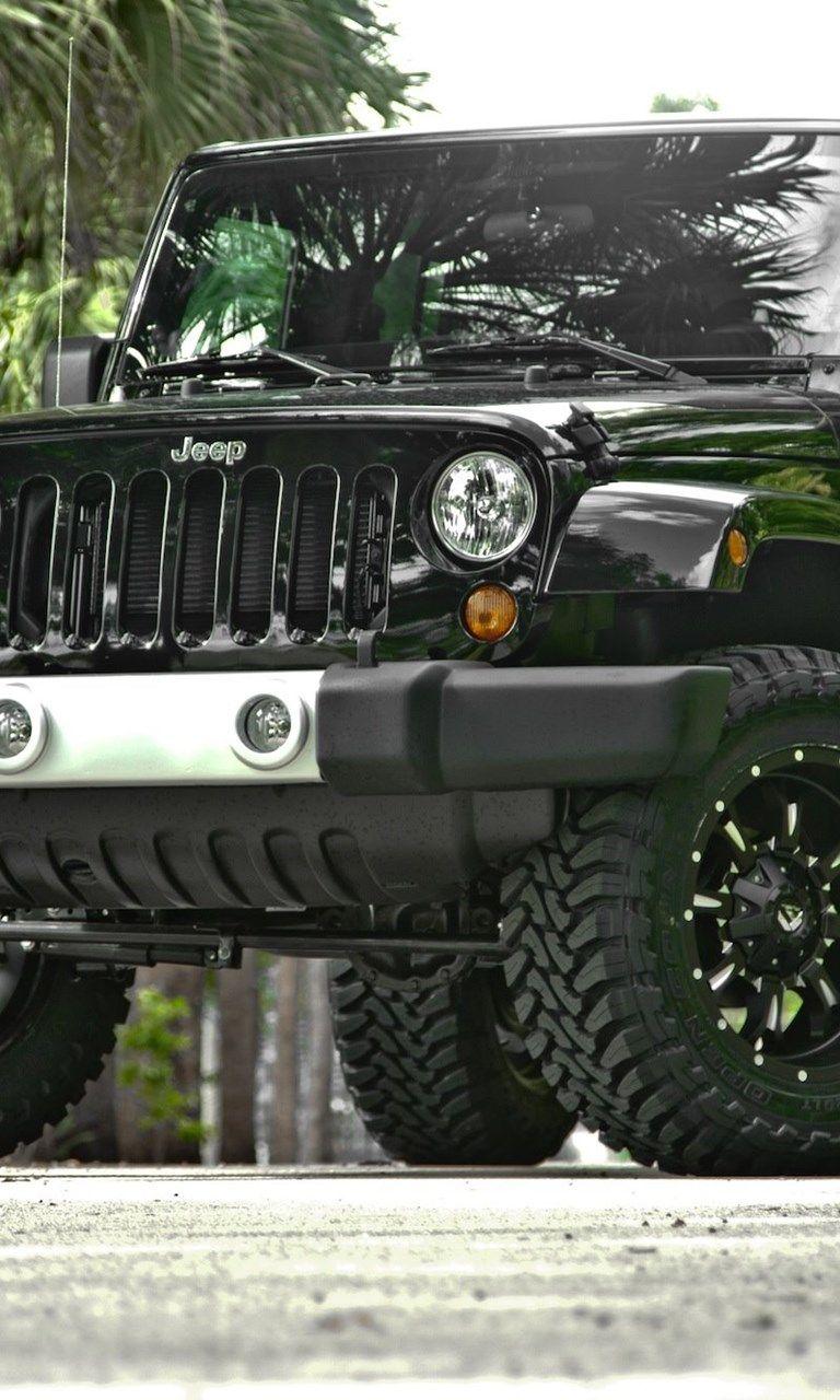 768x1280 Jeep Wrangler Black 2013 HD Wallpaper Desktop Background