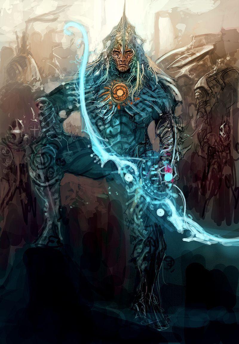 800x1152 Artist Re Imagines Scenes From The Mahabharata As A Techno Fantasy And The Result Is Stunning