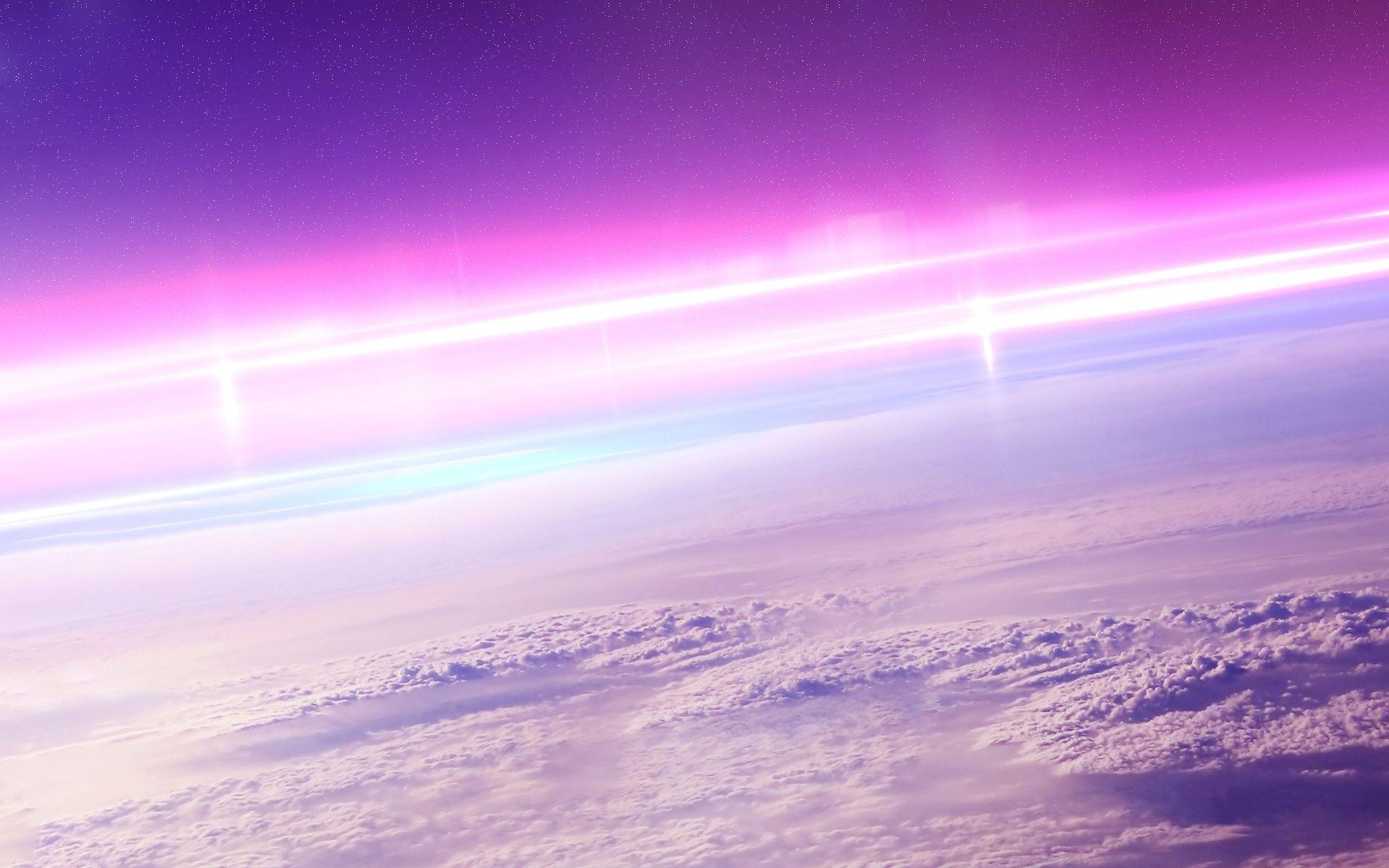 1920x1200 Aurora Borealis northern lights sky clouds wallpaperx1200